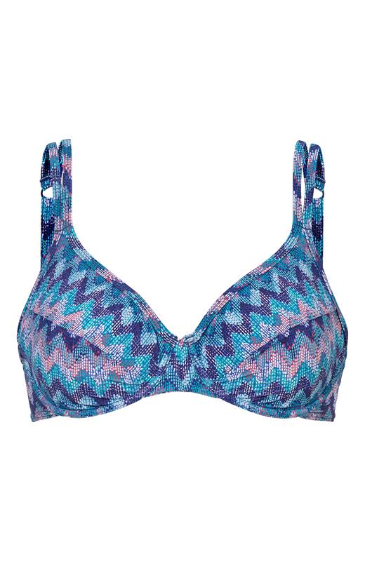 Cellbes Bikini-bh Turkos Sicksack
