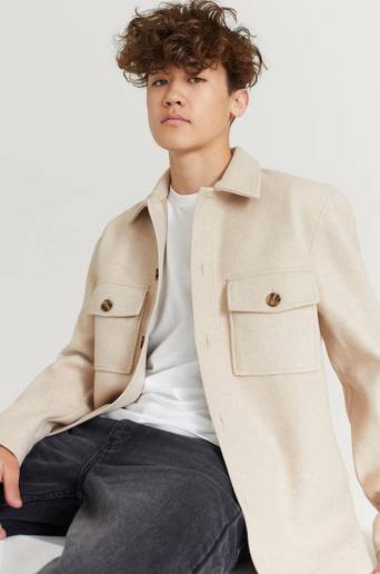 Studio Total Overshirt Studio Rugged Overshirt Beige