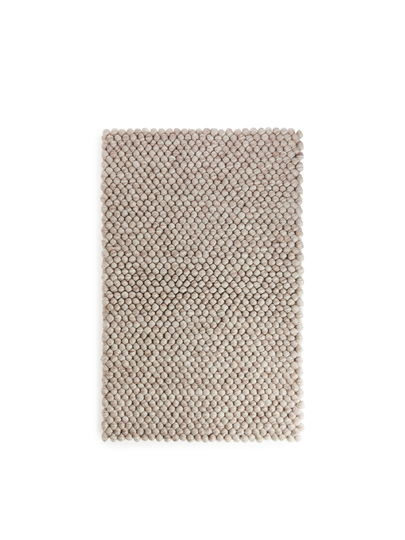 Wool Door Mat - White