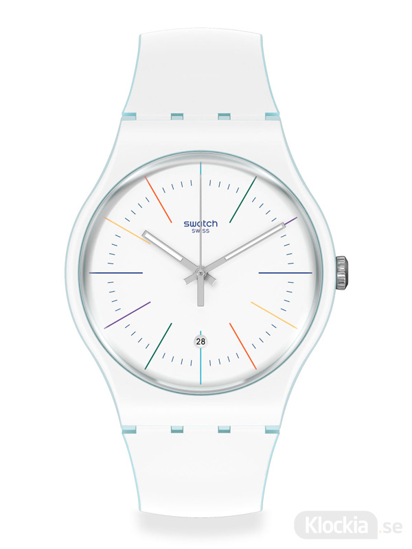 SWATCH White Layered SUOS404