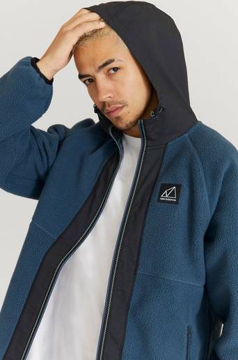 New Balance Ziptröja NB All Terrain High Pile Hybrid Jacket Grå