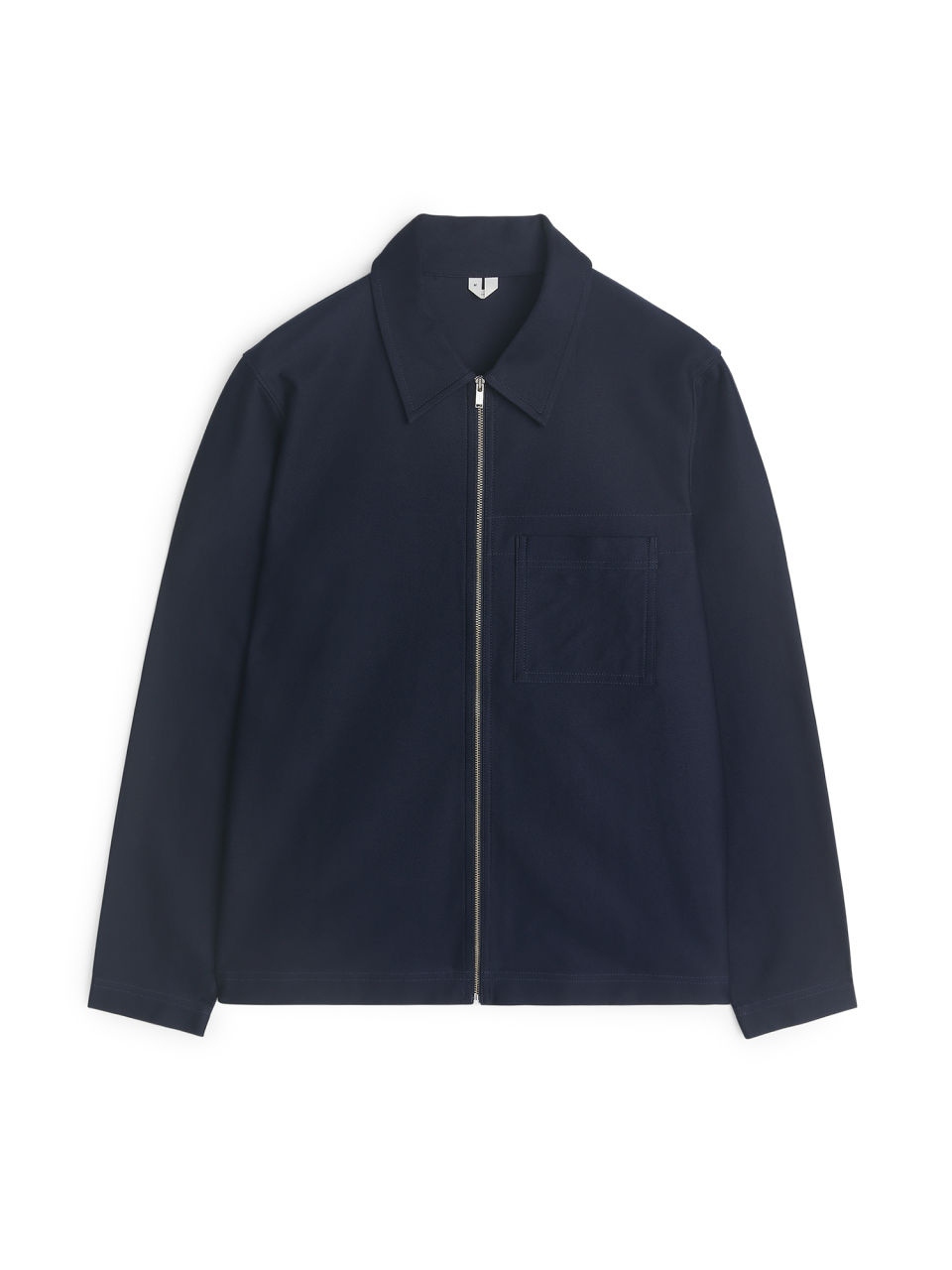 Jersey Shirt Jacket - Blue