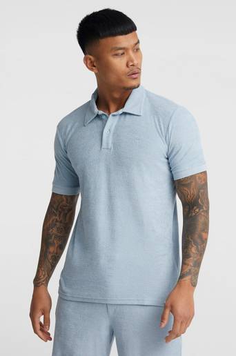 Les Deux Piké Stayhard X Les Deux - Towel Polo T-Shirt Blå