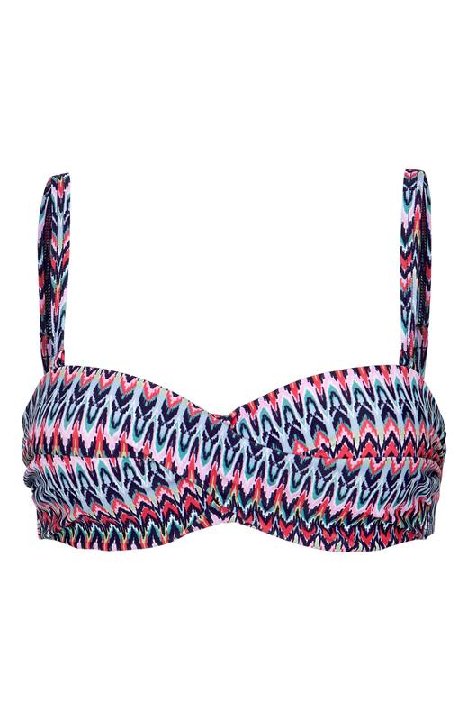 Cellbes Mönstrad bikini-bh Mönstrad Sicksack