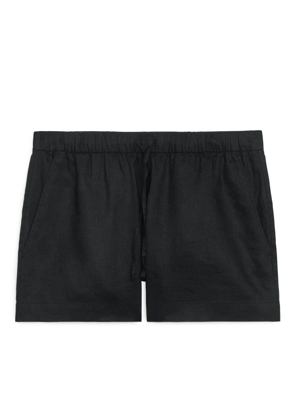 Linen Shorts - Black