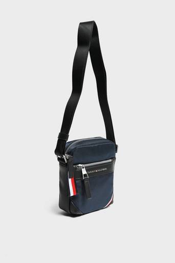 Tommy Hilfiger Axelremsväska 1985 Nylon Mini Reporter Blå