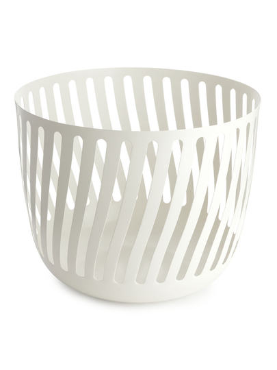 Firewood Basket 40 cm - White