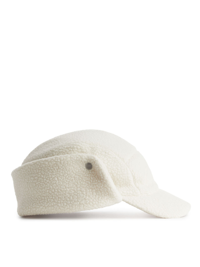 Pile Earflap Cap - Beige