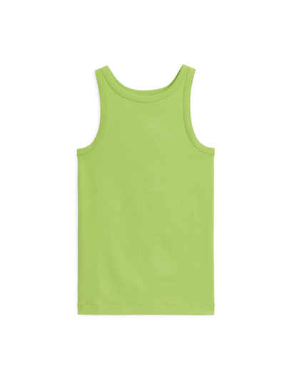 Rib Tank Top - Green