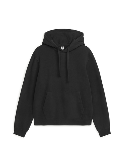 Loose Heavyweight Hoodie - Black