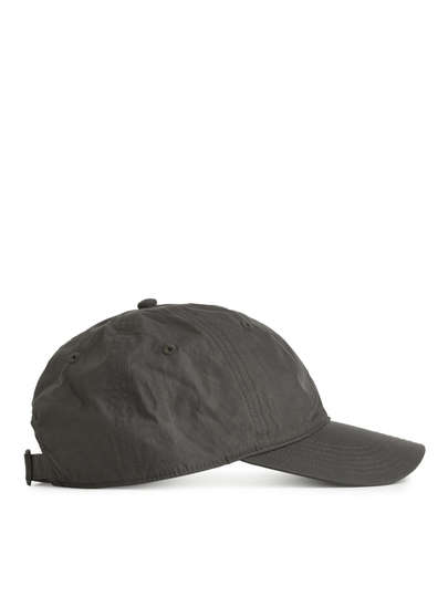 6-Panel Nylon Cap - Grey