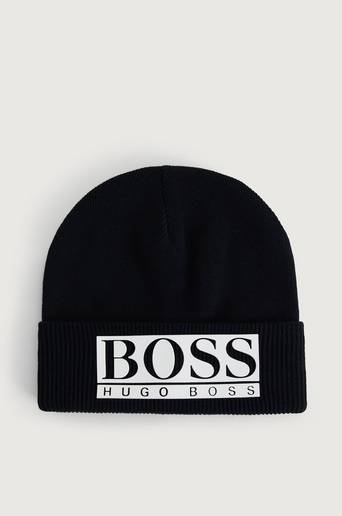 BOSS Mössa Logo Hat Svart