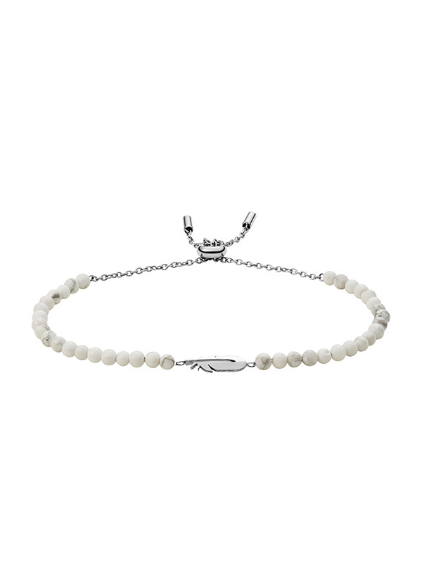 FOSSIL Armband Georgia - Vit JF03795040