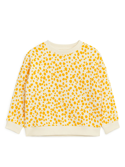 Printed Sweatshirt - Beige