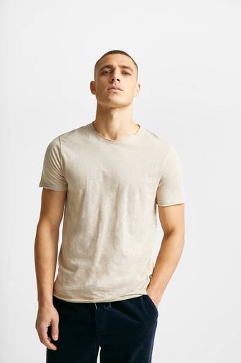 Studio Total T-shirt Raw Tee Beige