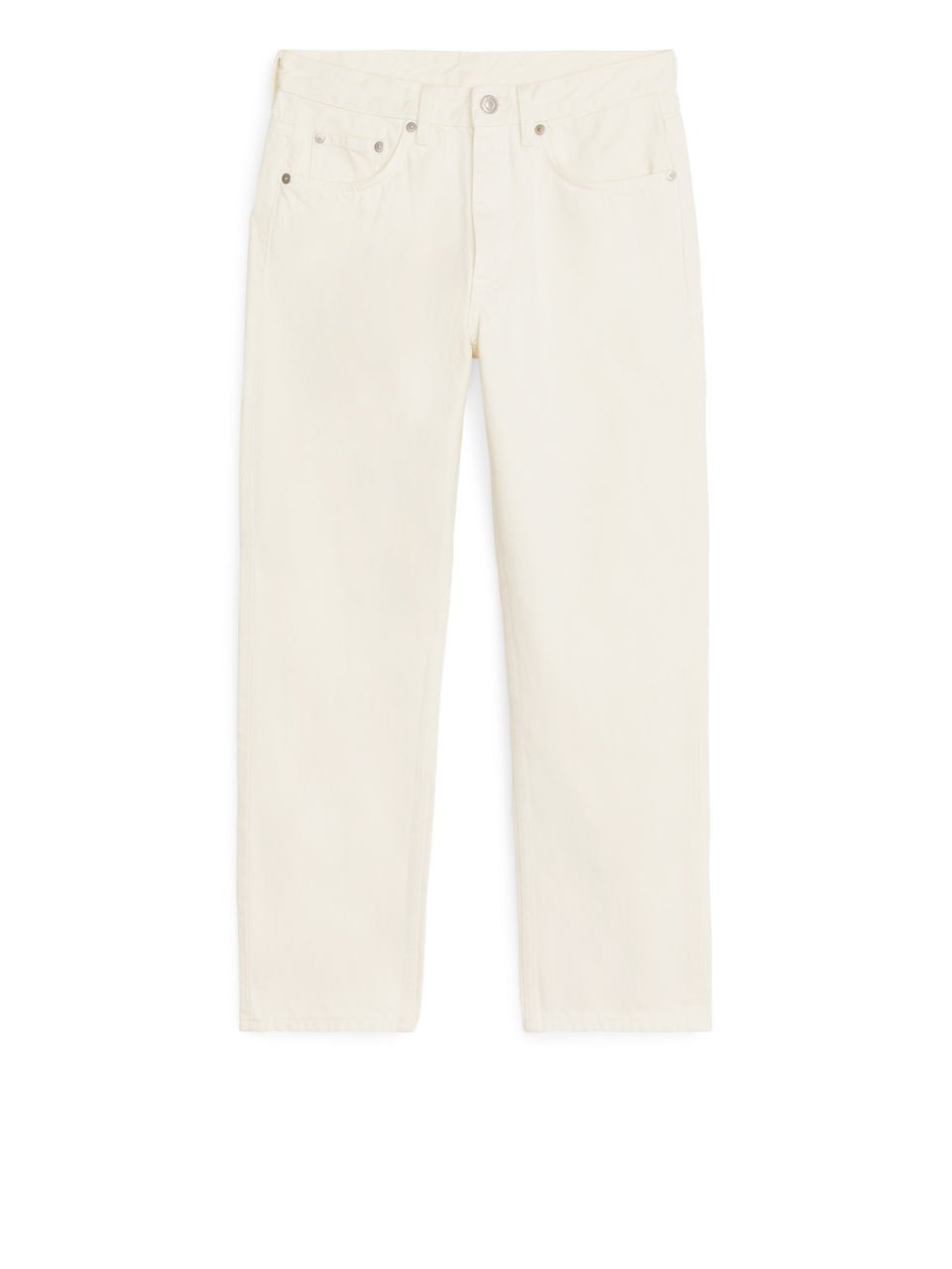 REGULAR Cropped Jeans - White