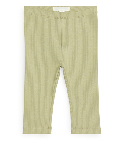 Cotton Lyocell Leggings - Yellow