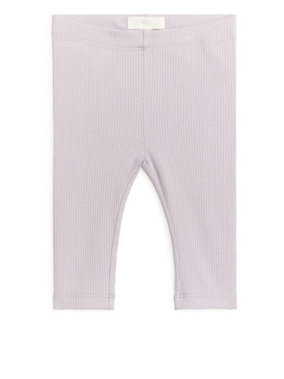 Cotton Lyocell Leggings - Purple