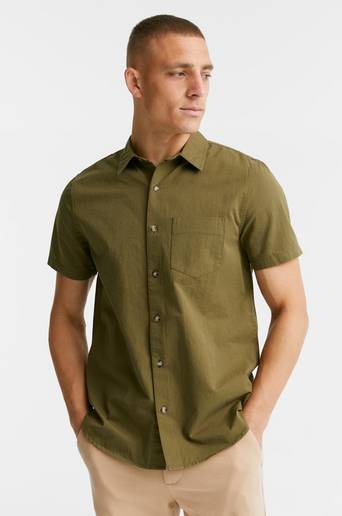 Studio Total Icon Twill SS Shirt Grön