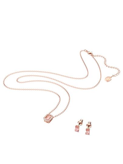 Swarovski Halsband & Örhängen Millenia - Rosé 5620548