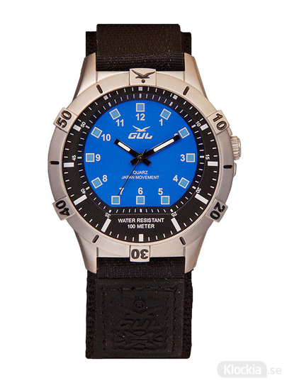 GUL No. One Blue Velcro 535016203 - Herrklocka