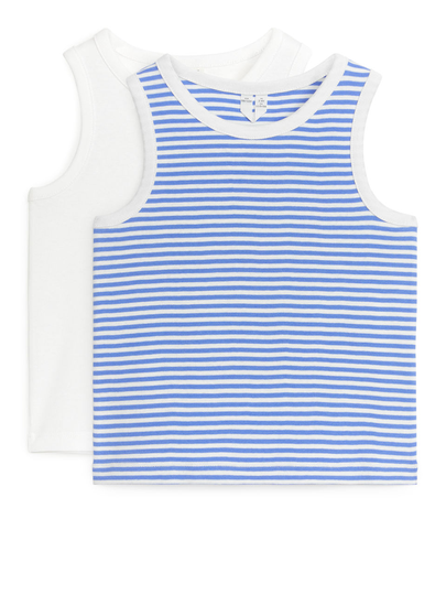 Tank Top Set of 2 - White