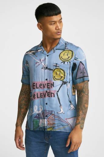 Neuw Kortärmad Skjorta Pino Art Shirt 1 Multi