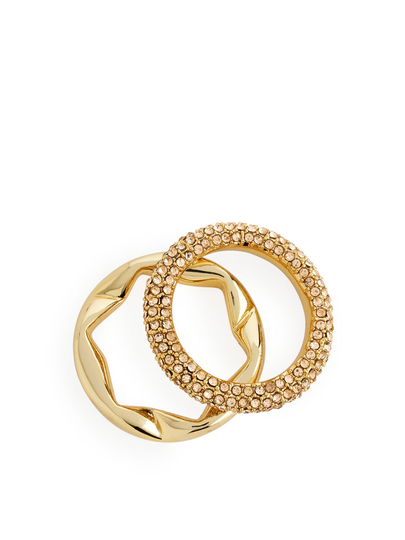 Little-Finger Ring Set - Brown