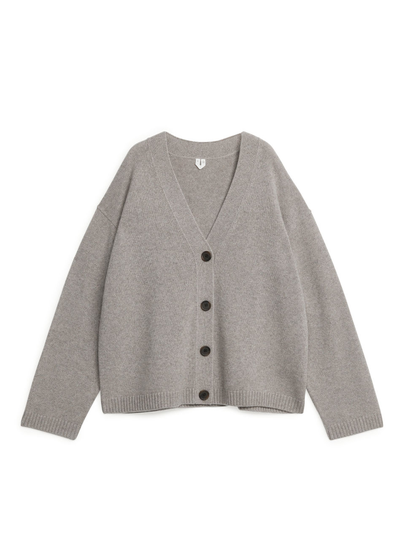 Cashmere Cardigan - Brown