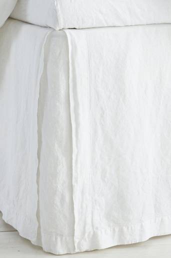Studio Total Home Sängkappa Linen Chambray Bedvalance 60 cm Vit