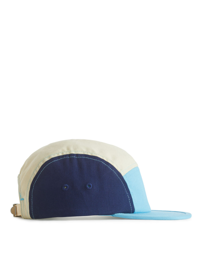 Colour Block Cap - Turquoise