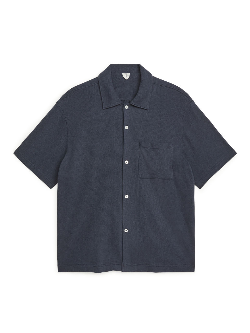 Bouclé Jersey Shirt - Blue