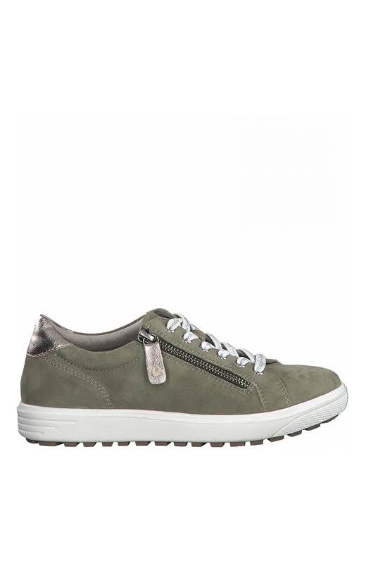 Jana Sneakers Khakigrön