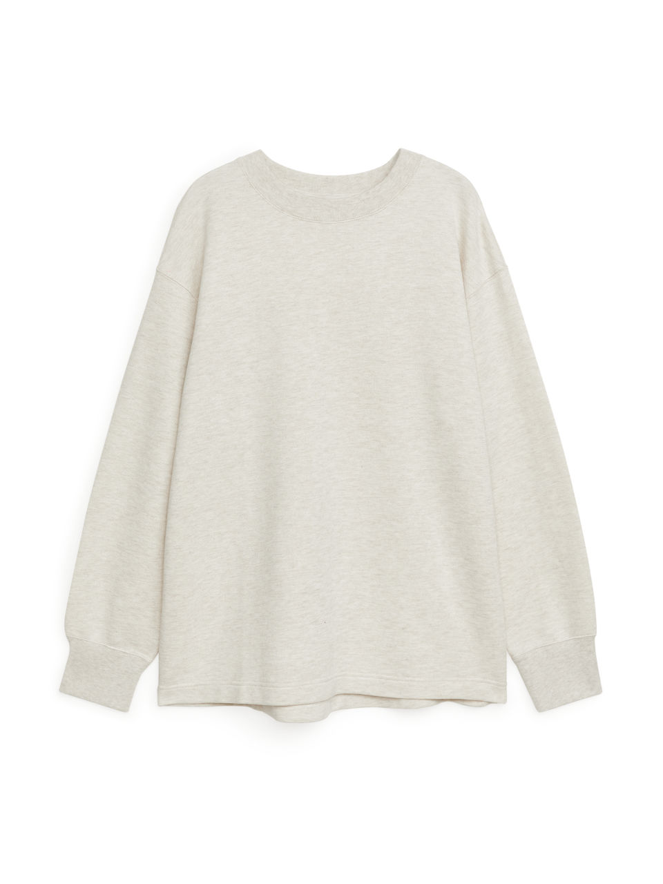 Lyocell Blend Sweatshirt - Beige