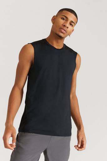 Studio Total Athleisure Linne Tech Tank Top Svart