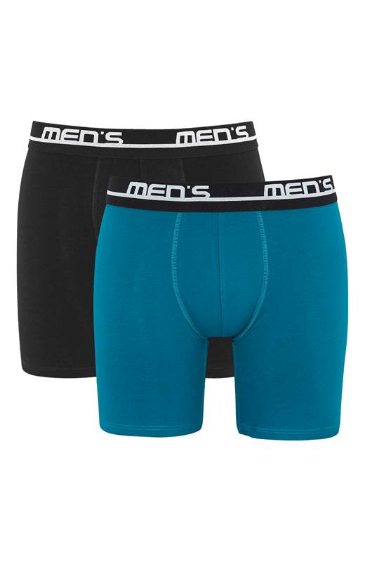 Cellbes Boxerkalsong 2-Pack Petrol Svart