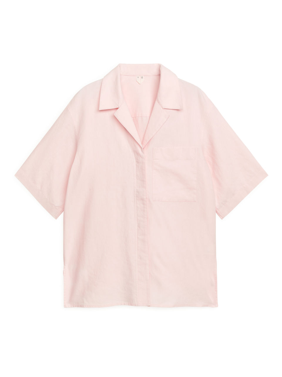 Linen Resort Shirt - Pink