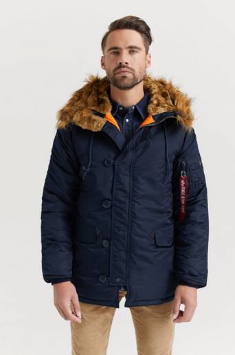 Alpha Industries Parkas N3B VF 59 257 Blå