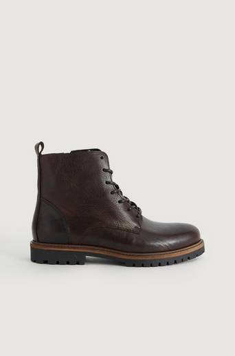 Les Deux Boots Troy Combat Boot Brun