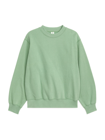 Brushed Terry Sweatshirt - Green