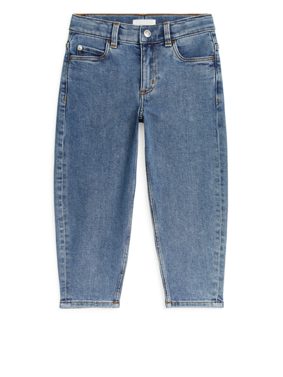Tapered Stretch Jeans - Blue