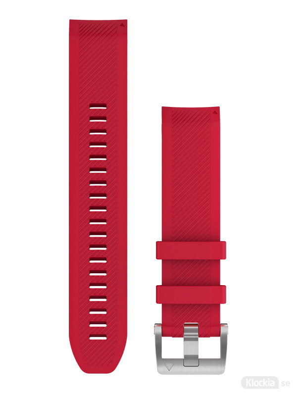 Garmin QuickFit 22mm Klockarmband i plasmarött silikon 010-12738-17