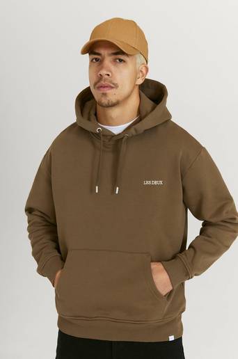 Les Deux Hoodie Diego Hoodie Brun