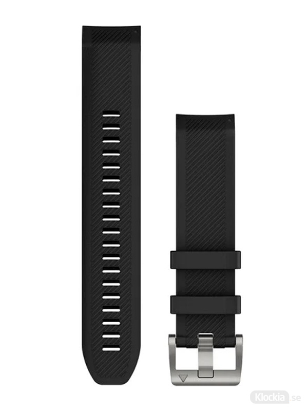 Garmin QuickFit 22mm Svart Silikonarmband 010-12738-05