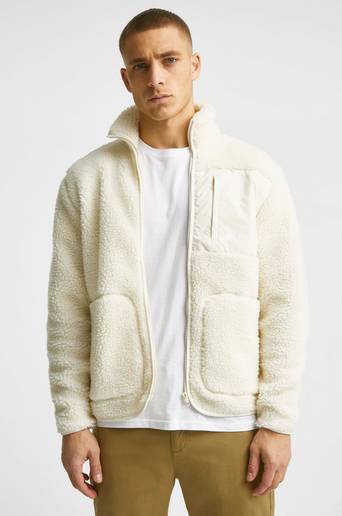 Studio Total Contrast Pile Jacket Natur