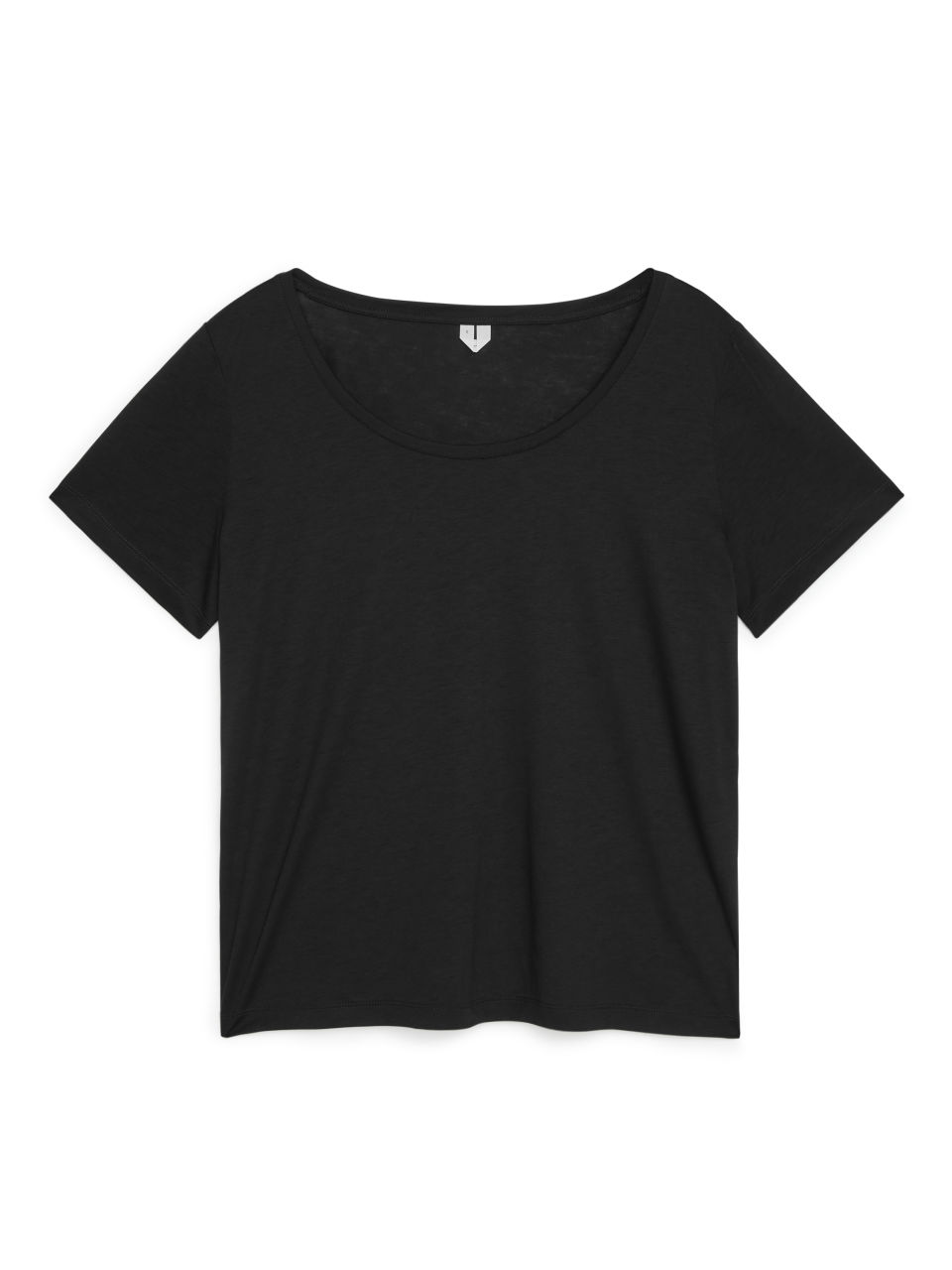 Lyocell Blend T-Shirt - Black