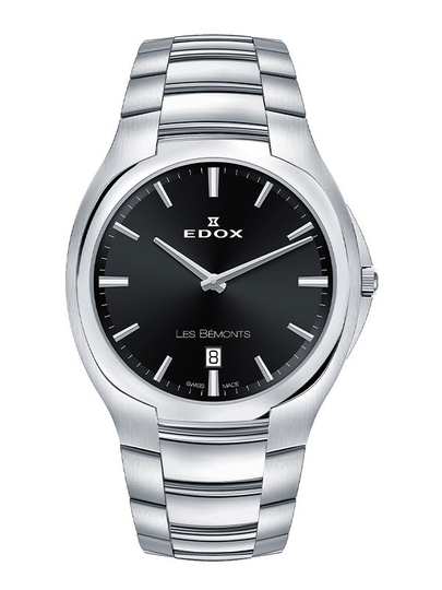EDOX Les Bemonts Ultra Slim Date 56003-3-NIN