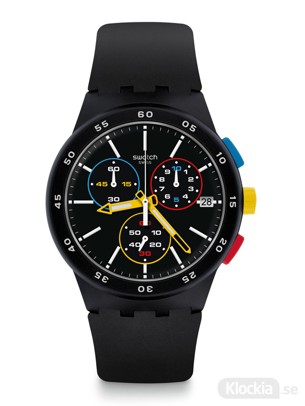 Herrklocka SWATCH Black-One SUSB416