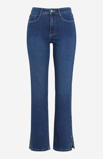 Raka jeans med slits
