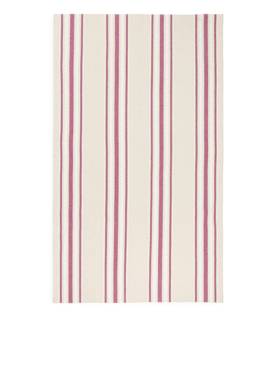 Cotton Linen Table Cloth - Pink